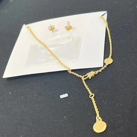 Marc Jacobs Earring and Necklace Set-Gold ** Limited Edition** - Picture 7 of 7